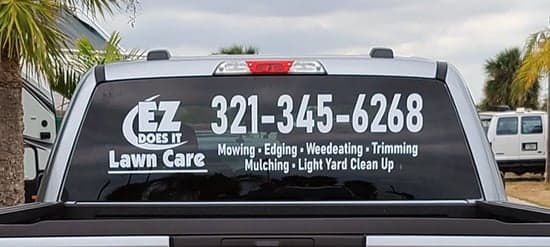 Custom Vinyl Truck Window Decal Custom Vinyl Truck Window Decal