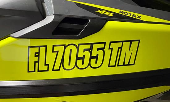 Custom Vinyl Boat Registration Numbers Custom Vinyl Boat Registration Numbers