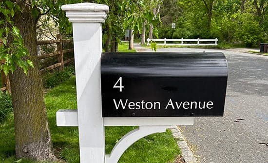 Custom Vinyl Mailbox Lettering Custom Vinyl Mailbox Lettering