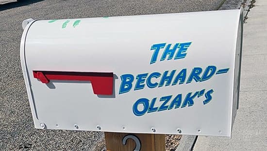Custom Vinyl Mailbox Lettering Custom Vinyl Mailbox Lettering