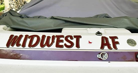Custom Vinyl Boat Name Custom Vinyl Boat Name