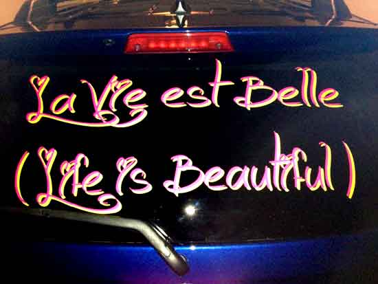 Car Window Text Car Window Text