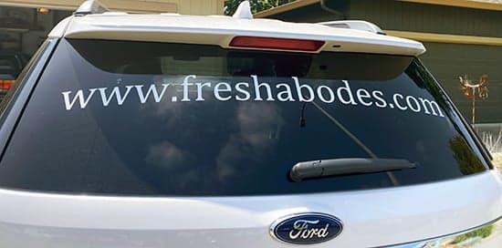 Custom Vinyl Vehicle Window Lettering Custom Vinyl Vehicle Window Lettering