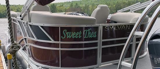 Custom Vinyl Boat Name Custom Vinyl Boat Name