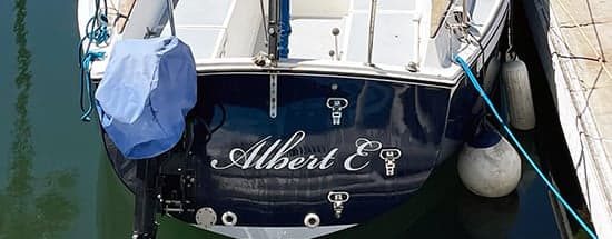 Custom Vinyl Boat Name Custom Vinyl Boat Name