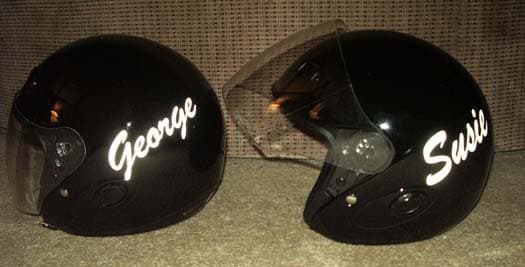 Reflective Motorcycle Helmet Lettering Reflective Motorcycle Helmet Lettering