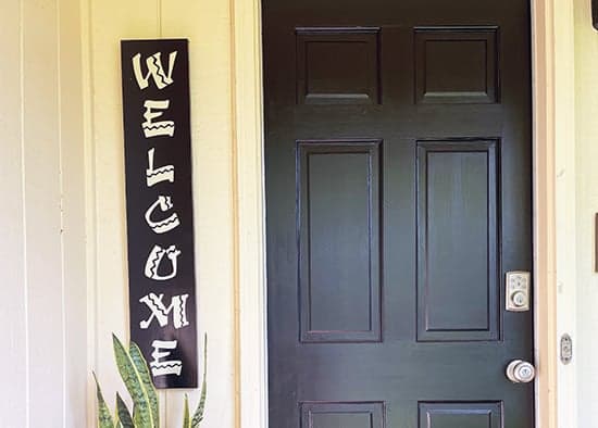 Custom Vinyl Welcome Sign Custom Vinyl Welcome Sign