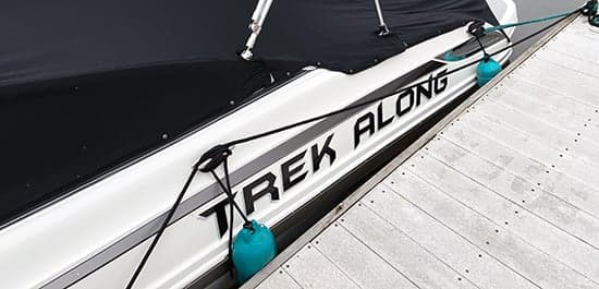 Custom Vinyl Boat Name Custom Vinyl Boat Name