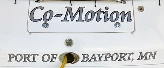 Custom Vinyl Boat Name Custom Vinyl Boat Name
