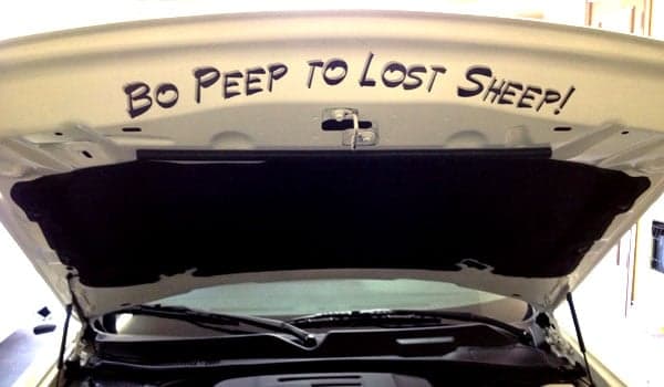 Car Hood Lettering Car Hood Lettering