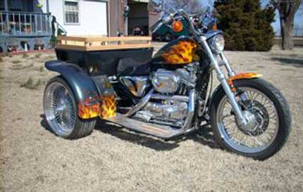 Custom Ride with Sandblasted Lettering