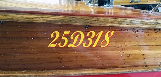 Custom Vinyl Boat Numbers Custom Vinyl Boat Numbers
