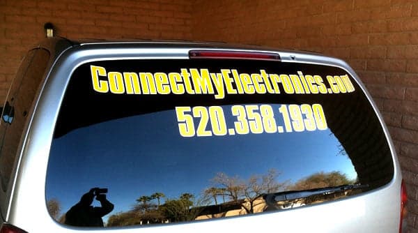 Rear Van Window Lettering Rear Van Window Lettering