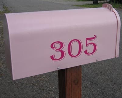 Mailbox Numbers Mailbox Numbers
