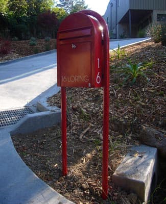 Mailbox Lettering Mailbox Lettering