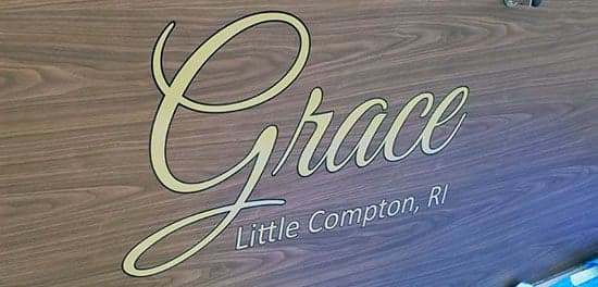 Custom Vinyl Boat Name Custom Vinyl Boat Name