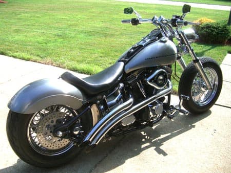 Vinyl Letters on a Motorcycle Vinyl Letters on a Motorcycle