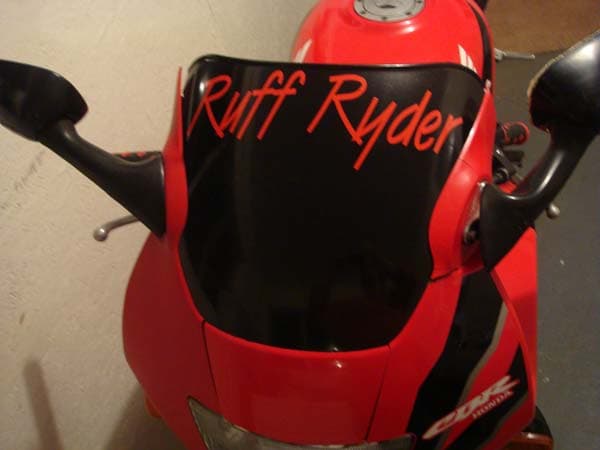 Custom Motorcycle Lettering
