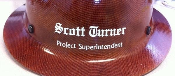 Hard Hat Lettering