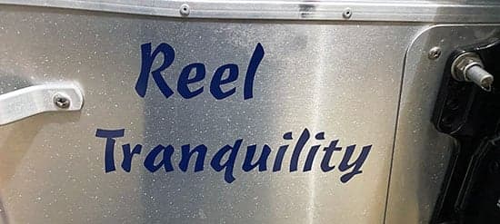 Custom Vinyl Boat Name
