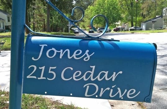 Custom Mailbox Numbers Custom Mailbox Numbers