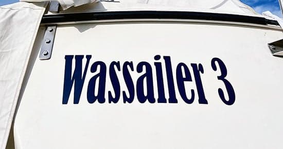 Custom Vinyl Boat Name
