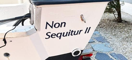 Custom Vinyl Boat Name Custom Vinyl Boat Name