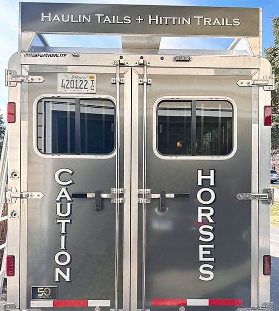 Custom Vinyl Trailer lettering Custom Vinyl Trailer lettering