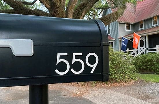 Custom Vinyl Mailbox Numbers Custom Vinyl Mailbox Numbers