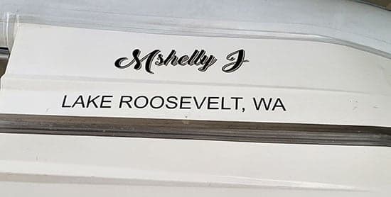 Custom Vinyl Boat Lettering Custom Vinyl Boat Lettering