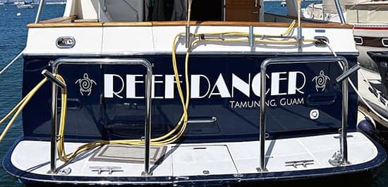 Custom Vinyl Boat Name Custom Vinyl Boat Name