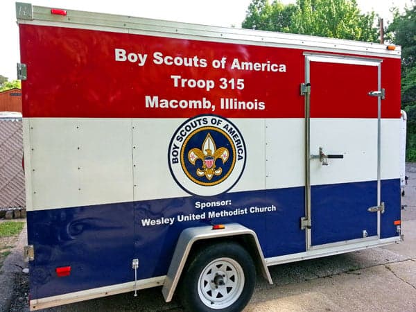 Vinyl Trailer Lettering