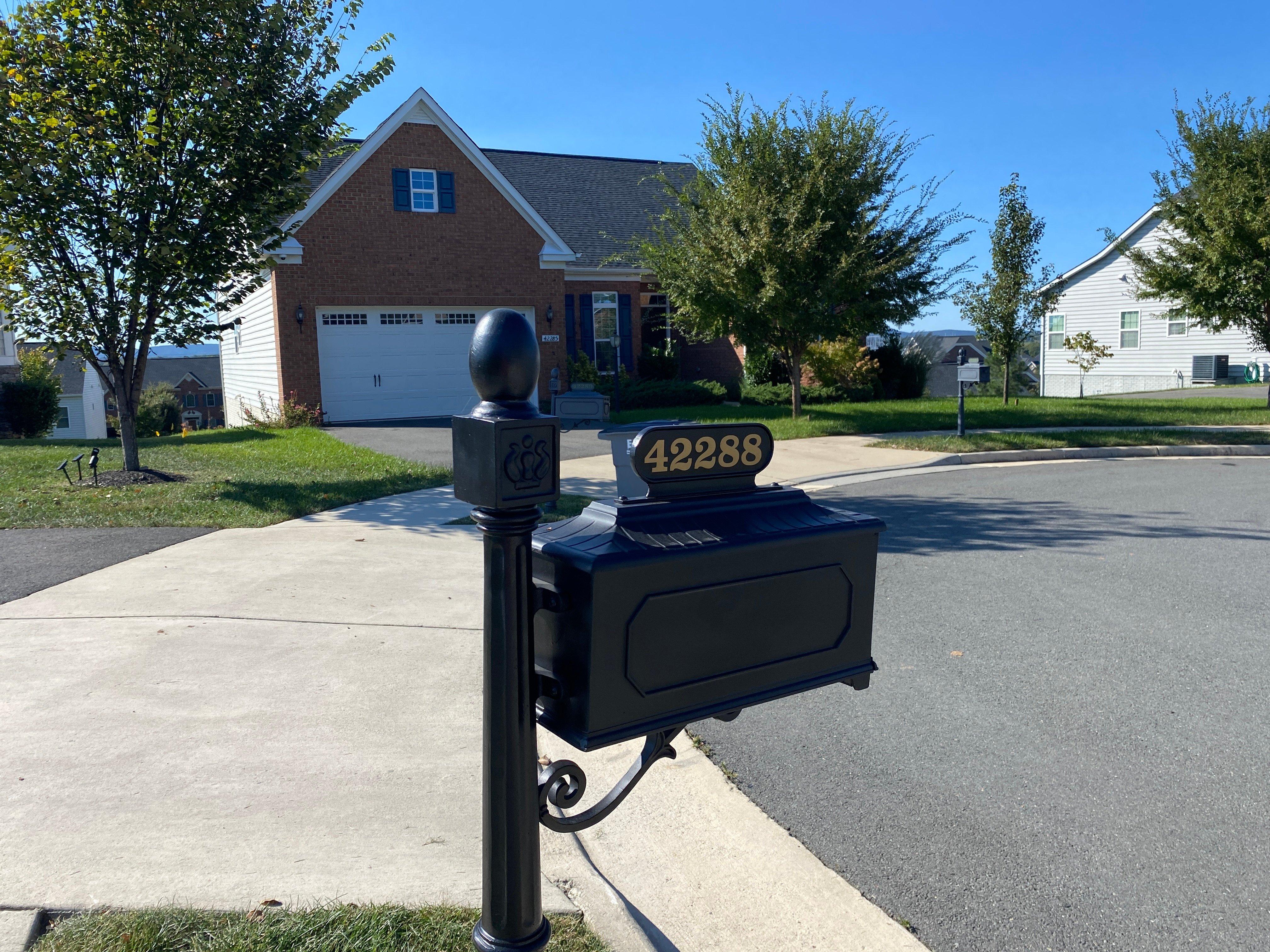 Custom Vinyl Mailbox Custom Vinyl Mailbox