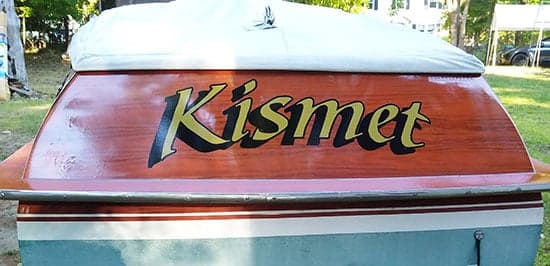 Custom Vinyl Name For Boat