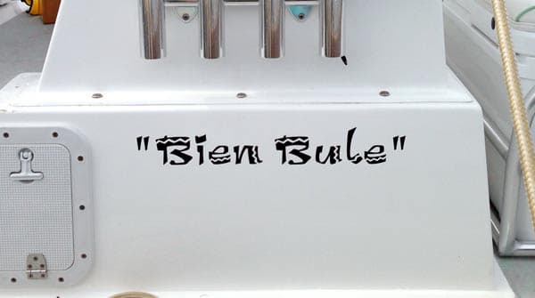 Vinyl Boat Lettering Vinyl Boat Lettering
