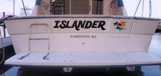 Custom Vinyl Boat Name