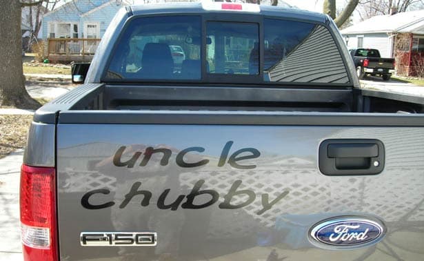 Vinyl Lettering to Personalize a Truck Vinyl Lettering to Personalize a Truck
