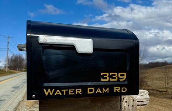 Custom Vinyl Mailbox Address Custom Vinyl Mailbox Address