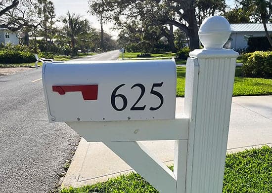 Custom Vinyl Mailbox Numbers Custom Vinyl Mailbox Numbers