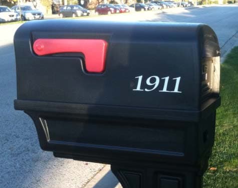 Mailbox Numbers