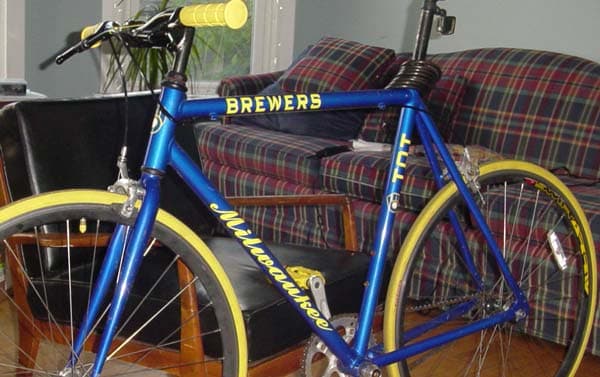 Custom Lettering on a Bike