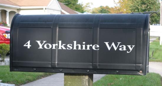 Mailbox Lettering