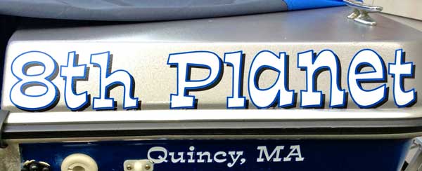 Vinyl Boat Lettering