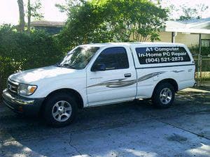 Business Signs on a Truck Business Signs on a Truck