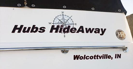 Custom Vinyl Boat Name Custom Vinyl Boat Name