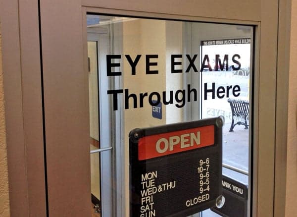 Vinyl Window Lettering