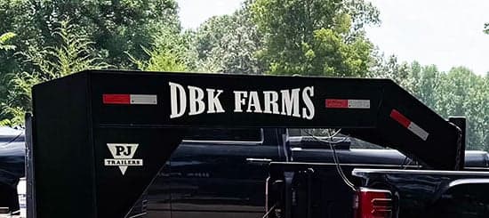 Custom Vinyl Trailer Lettering Custom Vinyl Trailer Lettering