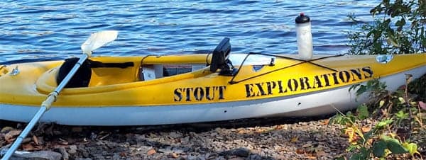 Vinyl Kayak Lettering