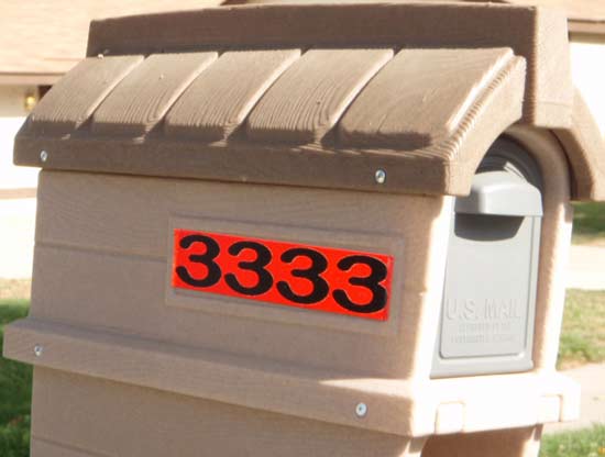 Mailbox Numbers