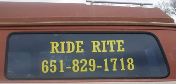 Vehicle Lettering